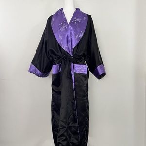Vintage silk reversible dragon robe